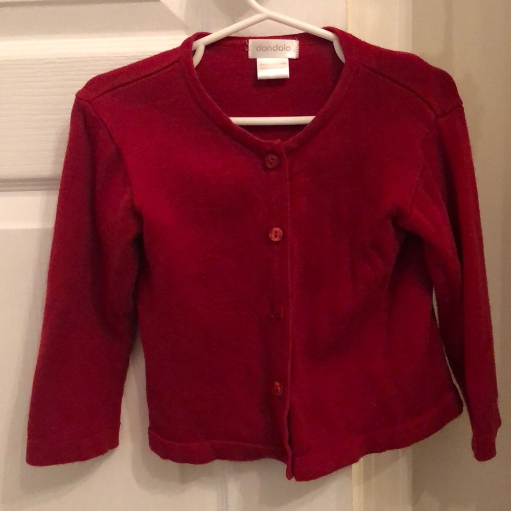 Red Dondolo cardigan